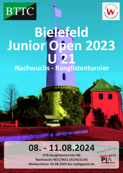 Bielefeld Junior Open U 21