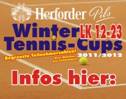 Die Herforder Pils Winter Cups für LK 12
                                                                                                                                                 bis 23