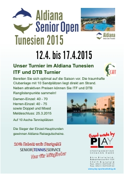 Aldiana Senior Open Tunesien, 2015
