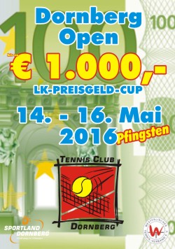 Dornberg Open 1000 Euro LK Preisgeld Cup