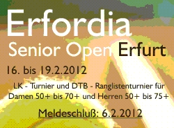 Erfordia Senior Open 2012